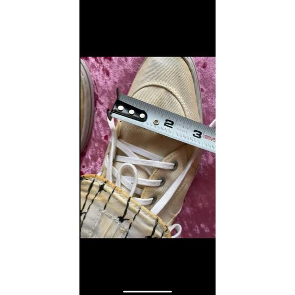 Sneaky Steve High Top Sneakers US 11 Men's Off White Distressed - Picture 8 of 8